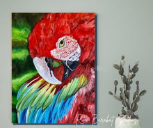 Load image into Gallery viewer, The Great Macaw original oil painting by Rita Barakat