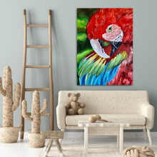 Load image into Gallery viewer, The Great Macaw original oil painting by Rita Barakat