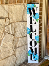 Load image into Gallery viewer, Blue floral Paint Party With Rita Barakat!