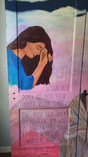 Load and play video in Gallery viewer, I was provided vintage doors to paint on as a commission.Order your commission today contact rbarakat@ritabarakat.com