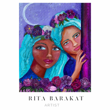 Load image into Gallery viewer, The Bond Between Us , original artwork by Rita Barakat