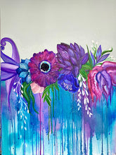 Load image into Gallery viewer, Magical Blooms Original Art by Rita Barakat