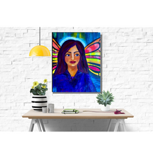 Load image into Gallery viewer, A pixie Portrait original art by Rita Barakat