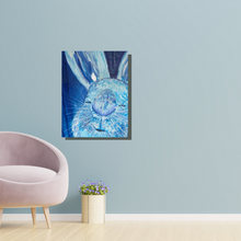 Load image into Gallery viewer, The Blue Bunny original artwork by Rita Barakat