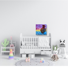 Load image into Gallery viewer, The Rooster Crows original artwork by Rita Barakat