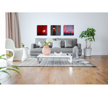 Load image into Gallery viewer, The Crimson Sun original art by Rita Barakat