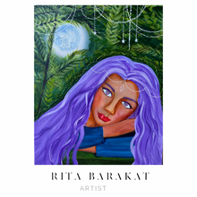 Load image into Gallery viewer, Clothed in Majesty original art by Rita Barakat