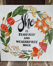 Load image into Gallery viewer, She, scripture art for sale by Rita Barakat