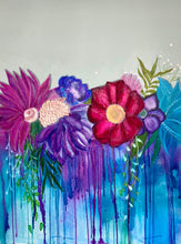 Load image into Gallery viewer, Magical Blooms Original Art by Rita Barakat