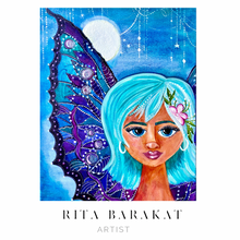 Load image into Gallery viewer, Part of a celestial series, the Spring Fairy by Rita Barakat