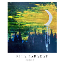 Load image into Gallery viewer, The Moon Fairy original artwork by Rita Barakat