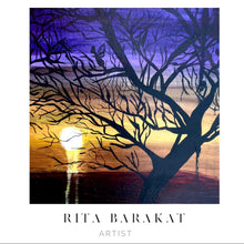 Load image into Gallery viewer, Twilight Skies, original art by Rita Barakat