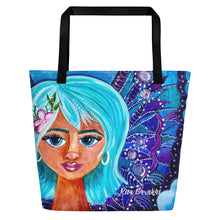 Load image into Gallery viewer, The Spring Fairy tote bag, original art by Rita Barakat