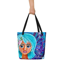 Load image into Gallery viewer, The Spring Fairy tote bag, original art by Rita Barakat