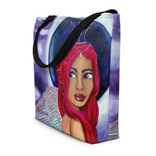 Load image into Gallery viewer, This tote features Midnight original artwork by Rita Barakat