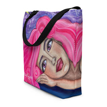 Load image into Gallery viewer, Tote bag for all your needs! original artwork by Rita Barakat