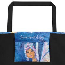 Load image into Gallery viewer, The rainbow Fairy tote, original art by RIta Barakat