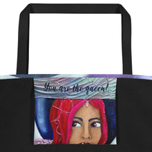 Load image into Gallery viewer, This tote features Midnight original artwork by Rita Barakat