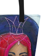 Load image into Gallery viewer, This tote features Midnight original artwork by Rita Barakat