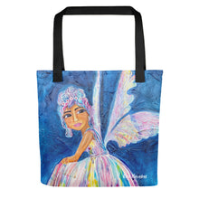 Load image into Gallery viewer, The rainbow Fairy tote, original art by RIta Barakat
