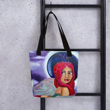 Load image into Gallery viewer, This tote features Midnight original artwork by Rita Barakat