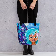 Load image into Gallery viewer, The Spring Fairy tote bag, original art by Rita Barakat