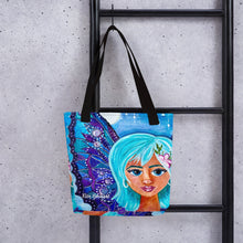 Load image into Gallery viewer, The Spring Fairy tote bag, original art by Rita Barakat