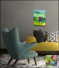 Load image into Gallery viewer, Countryside Original Art oil painting by Rita Barakat