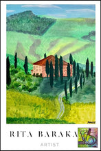 Load image into Gallery viewer, Countryside Original Art oil painting by Rita Barakat