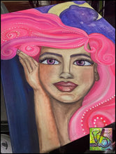 Load image into Gallery viewer, Dreaming Original Art by Rita Barakat