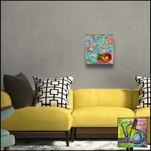 Load image into Gallery viewer, Sunflowers original mixed media art by Rita Barakat