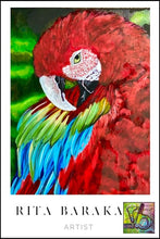 Load image into Gallery viewer, The Great Macaw original oil painting by Rita Barakat