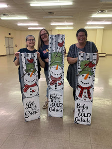 Snowman Paint Party With Rita Barakat!