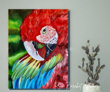 Load image into Gallery viewer, The Great Macaw original oil painting by Rita Barakat
