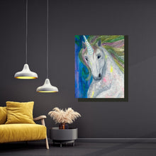 Load image into Gallery viewer, Unicorn painting by Rita Barakat
