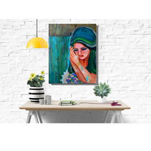 Load image into Gallery viewer, A gentle Whisper original art by Rita Barakat
