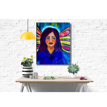 Load image into Gallery viewer, A pixie Portrait  original art by Rita Barakat
