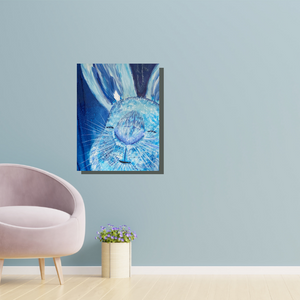 The Blue Bunny original artwork by Rita Barakat