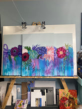 Load image into Gallery viewer, Magical Blooms Original Art by Rita Barakat
