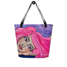 Load image into Gallery viewer, Tote bag for all your needs! original artwork by Rita Barakat
