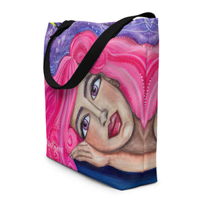 Tote bag for all your needs! original artwork by Rita Barakat