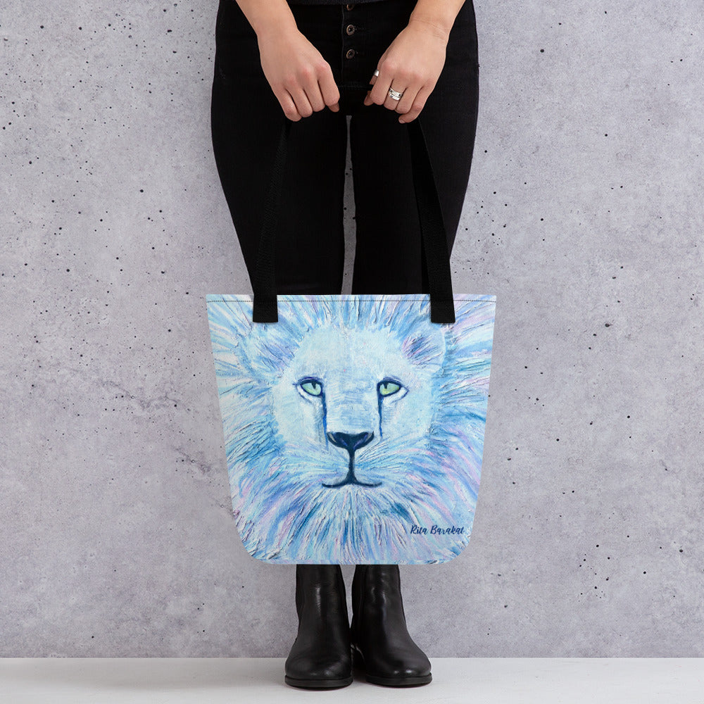 The Great white Lion Tote bag