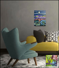 Load image into Gallery viewer, Nightfall Original Art oil painting by Rita Barakat
