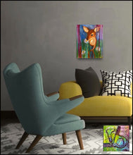 Load image into Gallery viewer, Oh Deer Original Art oil painting by Rita Barakat
