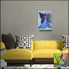 Load image into Gallery viewer, The Blue Fairy original oil painting by Rita Barakat
